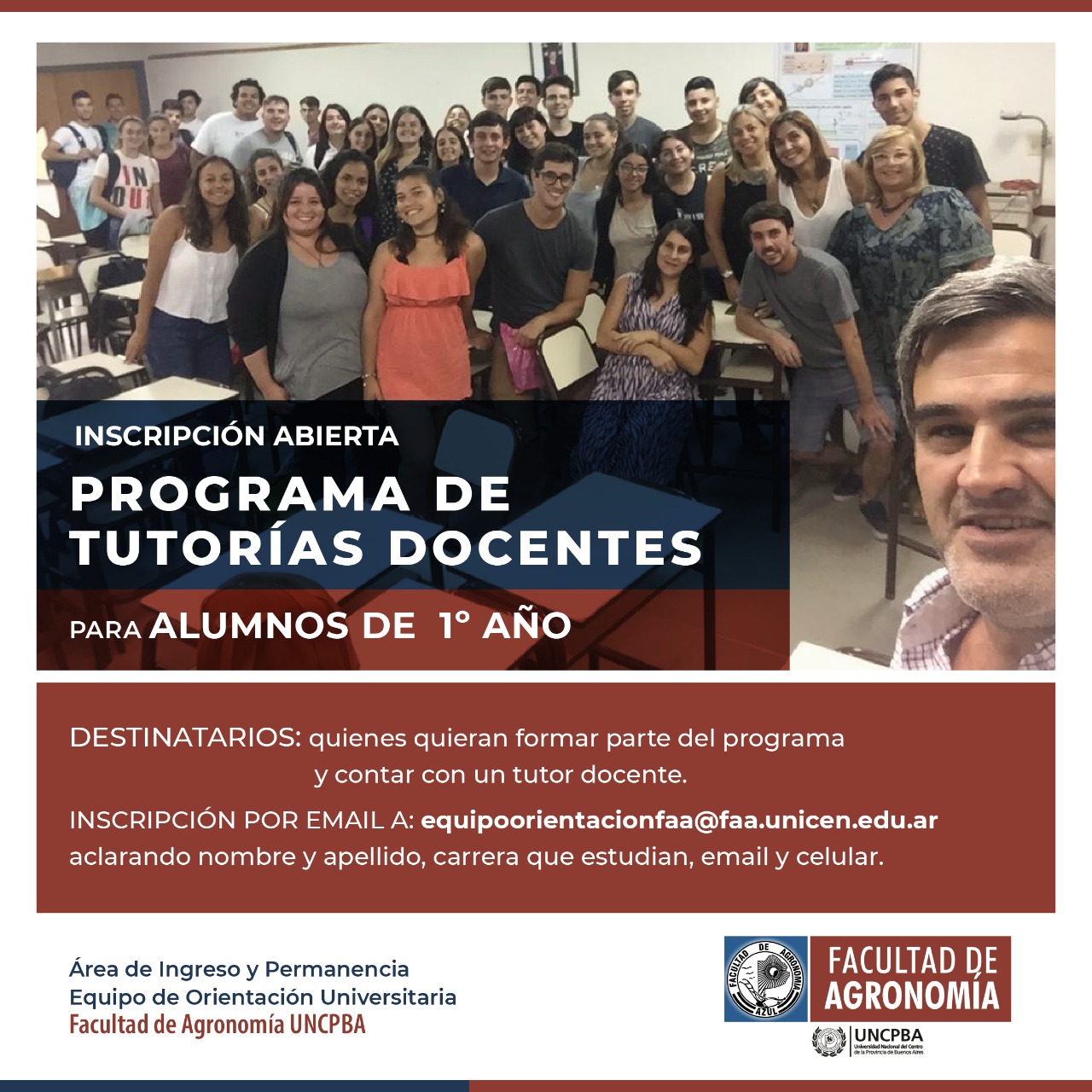 Programa de Tutorías Docentes de la Facultad de Agronomía – Novedades
